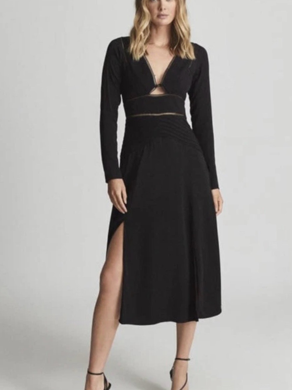 Reiss Cutout Midi Dress